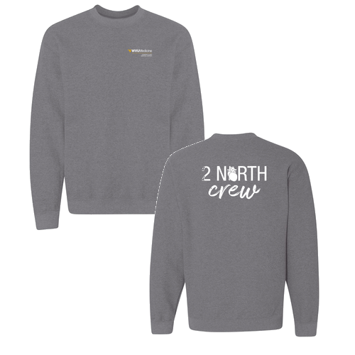 Gildan Heavy Blend Crew Neck Sweatshirt -- Graphite Heather