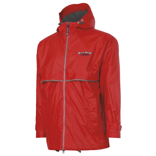 Charles River New England Rain Jacket -- Red