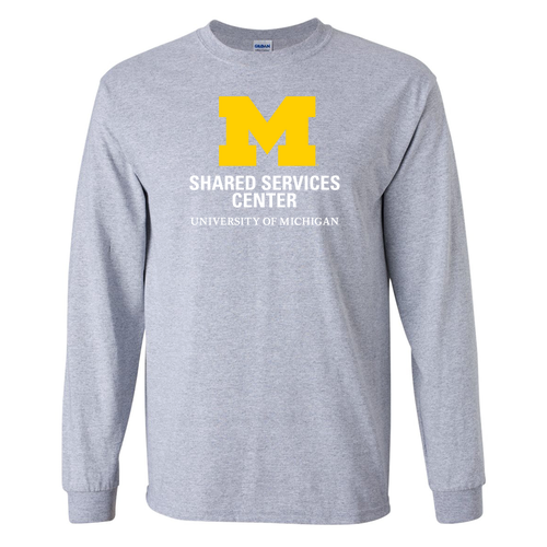 Ultra Cotton Longsleeve T-Shirt -- Sport Grey