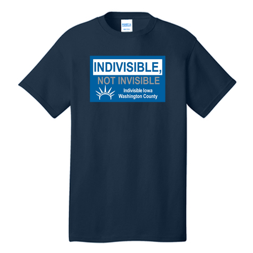 Port and Company 5.4 oz Cotton T-Shirt -- Navy