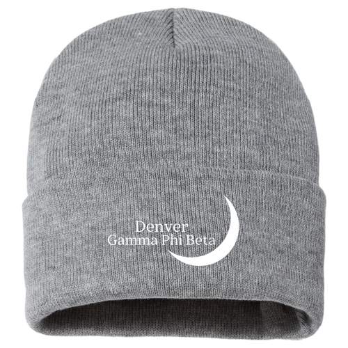 Sportsman Sherpa Lined 12 Cuffed Beanie -- Heather Grey