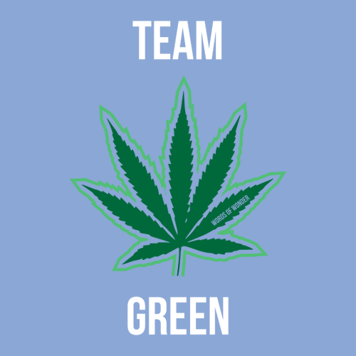 Team Green T-Shirt -- Blue