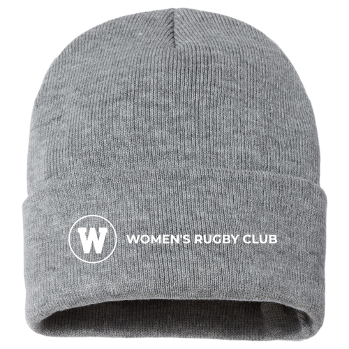 Sportsman Sherpa Lined 12 Cuffed Beanie -- Heather Grey