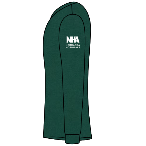 Charles River Crosswind Quarter Zip Sweatshirt -- Forest
