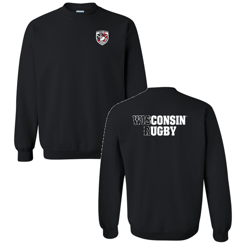 Gildan Heavy Blend Crew Neck Sweatshirt -- Black