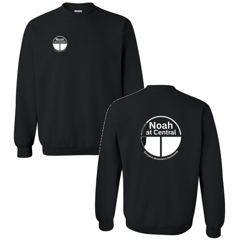 Gildan Heavy Blend Crew Neck Sweatshirt -- Black