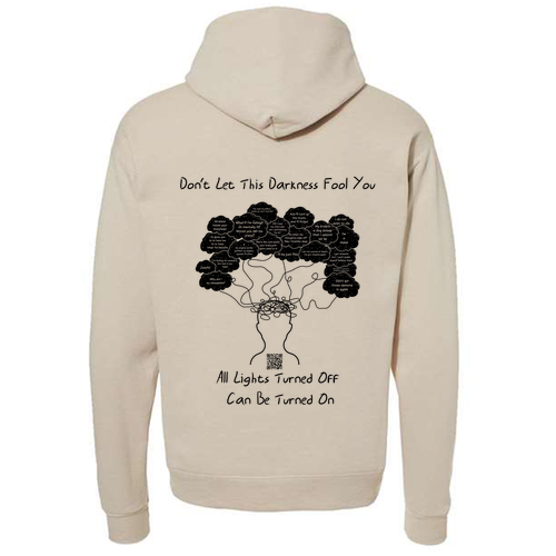 Hanes 50/50 Comfort Blend Fleece Pullover Hood Adult -- Sand