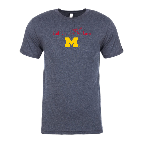 Mens/Unisex Next Level Soft Fitted Triblend Tee -- Vintage Navy