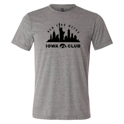 Skyline Bella Canvas Triblend Short Sleeve T-Shirt -- Grey TriBlend