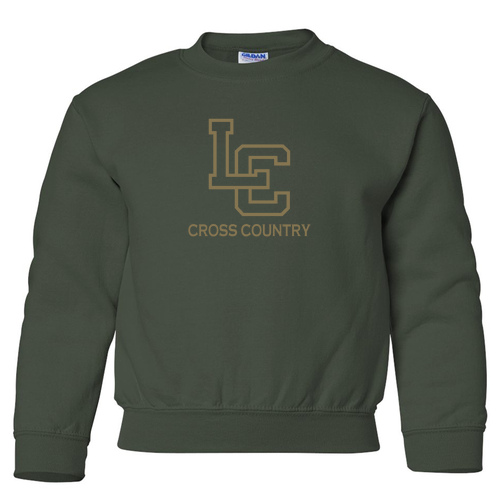 Gildan Heavy Blend Youth Crew Neck Sweatshirt -- Forest Green