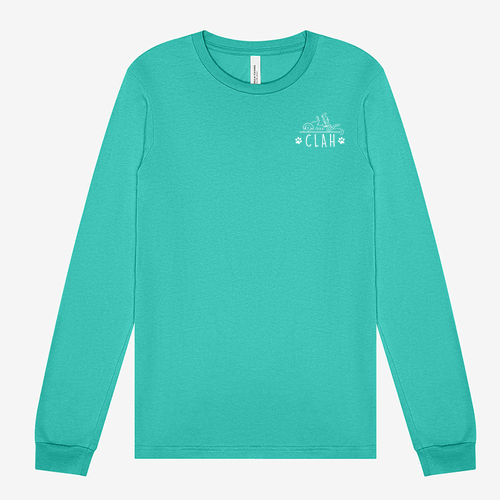 Bella Canvas Unisex Jersey Longsleeve Tee -- Teal