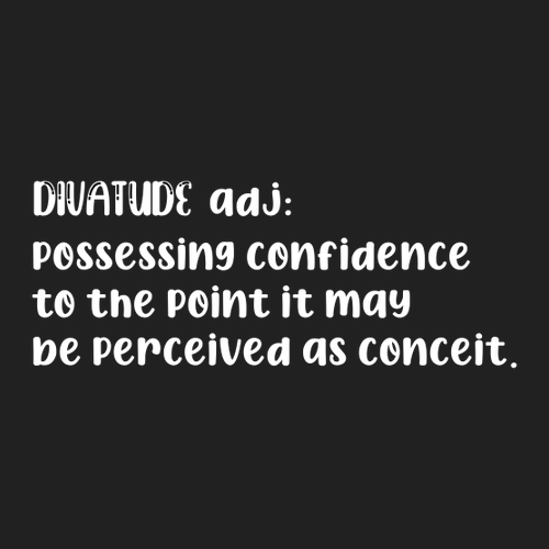 Divatude Definition Womens Fashion Fit T-Shirt -- Black