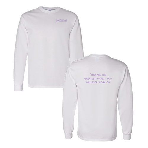 Gildan Heavy Cotton Longsleeve Basic T-Shirt -- White