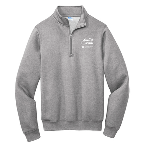 Quarter-Zip Pullover Sweatshirt -- Athletic Heather