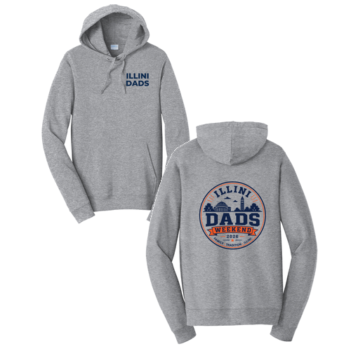 Illini Dads Hoodie -- Athletic Heather