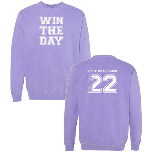 Comfort Colors Crewneck Sweatshirt -- Violet