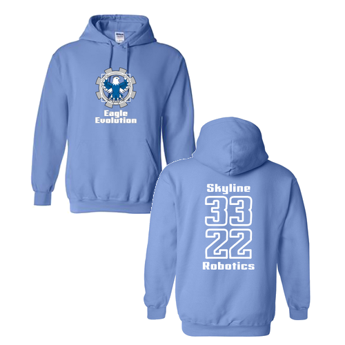 Gildan Heavy Blend Hooded Sweatshirt -- Carolina Blue