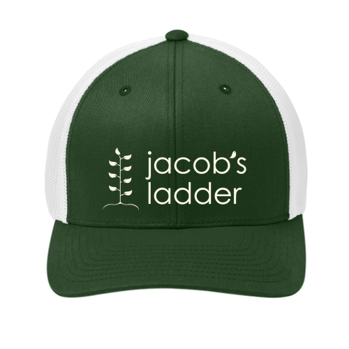 Port Authority Ultra Breathable Hat -- Forest Green / White
