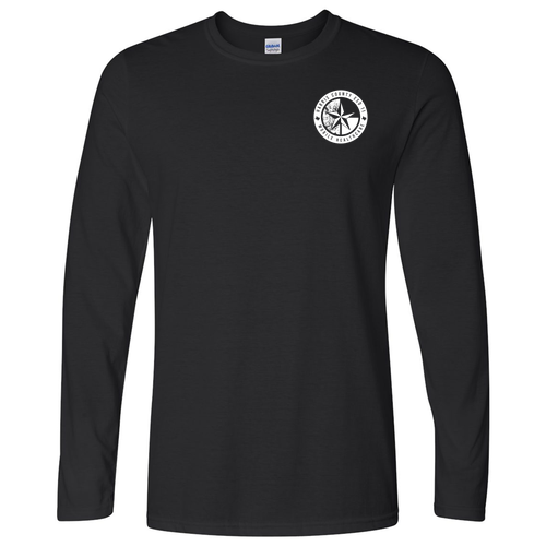 Gildan Softstyle Longsleeve T Shirt -- Black