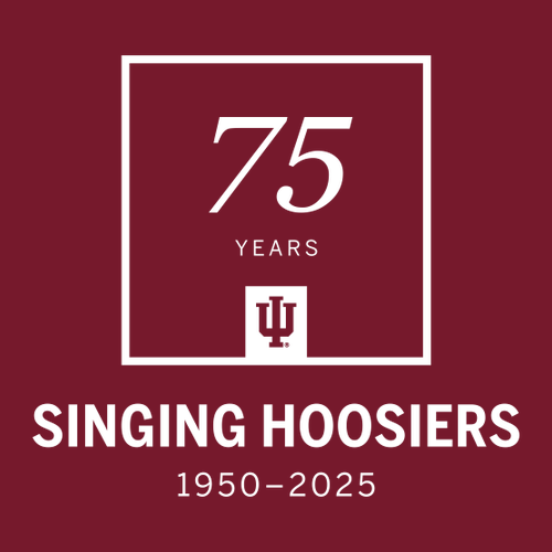 Singing Hoosiers- Anniversary T-shirt- Cardinal