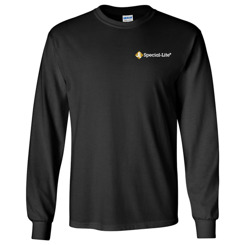 Gildan Ultra Cotton Longsleeve Basic T-Shirt -- Black