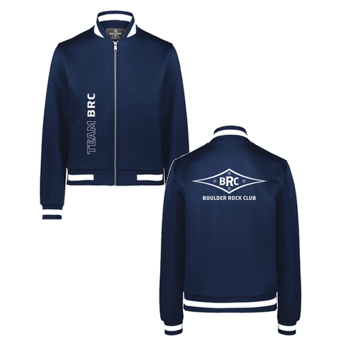 Holloway Women's V-Street Full-Zip Jacket -- Navy / White