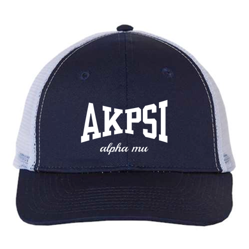 Valucap Trucker Hat -- Navy / White