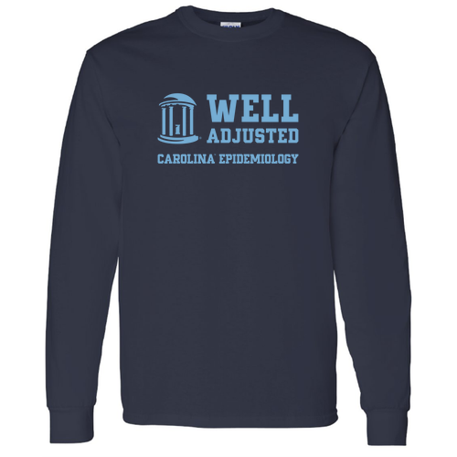 Gildan Heavy Cotton Longsleeve Basic T-Shirt -- Navy