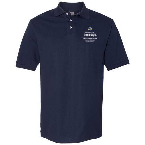 Infectious Diseases Cotton Pique Polo -- J Navy