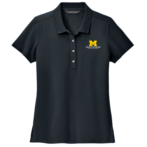 Mercer+Mettle Women's Stretch Pique Polo -- Night Navy