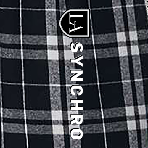 Boxercraft Youth Flannel Pants -- Black / White