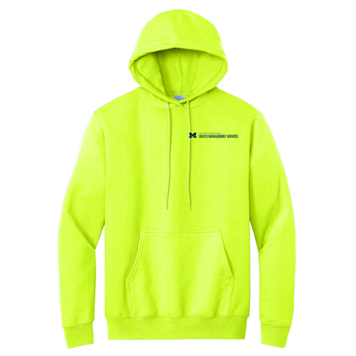 Port and Company Essential Pullover Hooded Sweatshirt -- Safety Green, $37