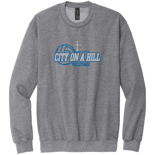 Gildan Adult Softstyle Fleece Crew Sweatshirt -- Rs Sport Grey