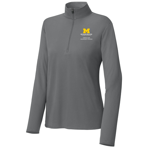 Women’s Micropique Sport-Wick 1/4-Zip -- Iron Grey