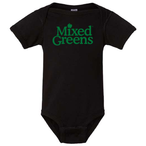 Infant Fine Jersey Bodysuit -- Black