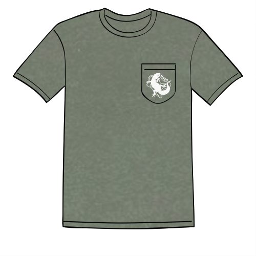 Comfort Colors Short Sleeve Pocket Tee -- Moss