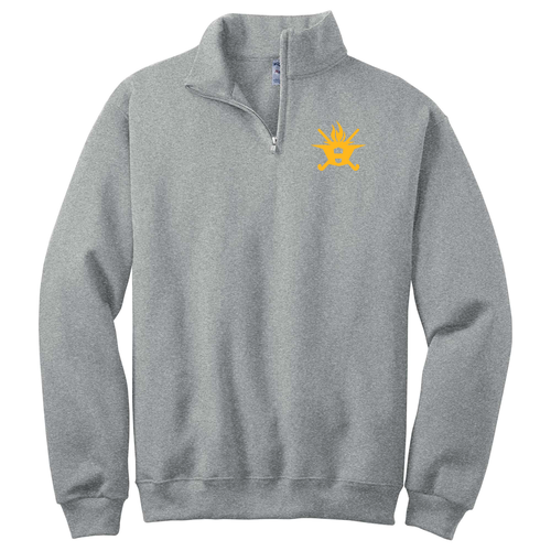 Mens/Unisex Jerzees 1/4 Zip Cadet Sweatshirt -- Oxford