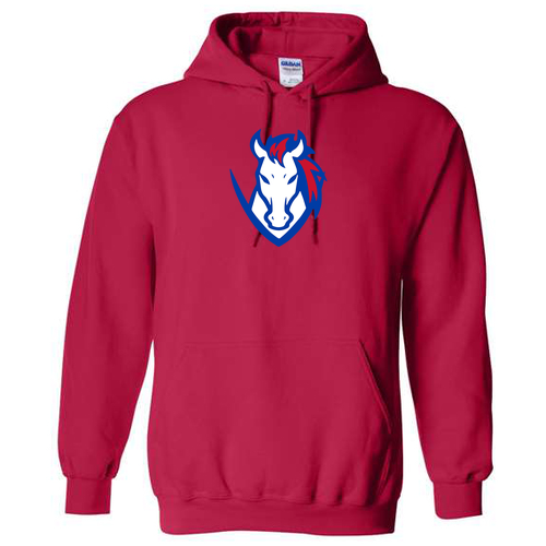 CV Colts Hoodie -- Cherry Red