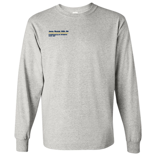 Gildan Heavy Cotton Longsleeve Basic T-Shirt -- Ash