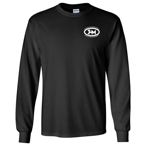 Gildan Ultra Cotton Longsleeve Basic T-Shirt -- Black