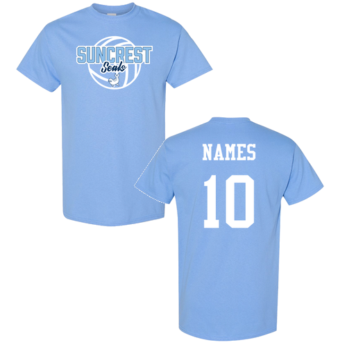 Gildan Heavy Cotton Basic T-Shirt -- Carolina Blue