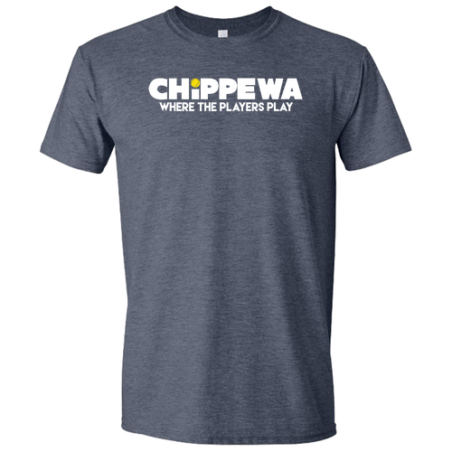 Gildan SoftStyle 100% Cotton Fitted T-Shirt -- Heather Navy