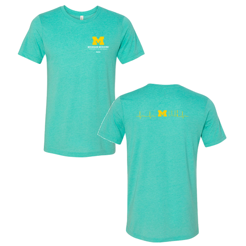 PACU Mens/Unisex Bella Canvas Triblend Short Sleeve T-Shirt -- Sea Green