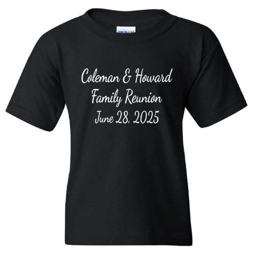 Youth Gildan T-Shirt -- Black