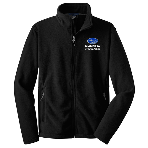 Port Authority Value Fleece Jacket -- Black, Subaru Logo