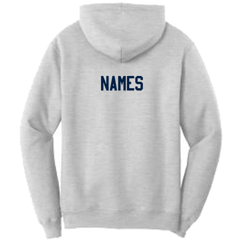 Port and Company Core Fleece Pullover Hooded Sweatshirt -- Ash