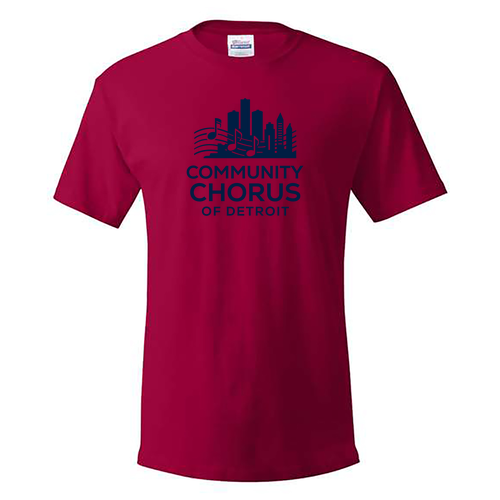 ComfortSoft Short Sleeve Tee -- Deep Red