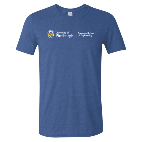 Pitt Shield SoftStyle T-Shirt -- Heather Royal