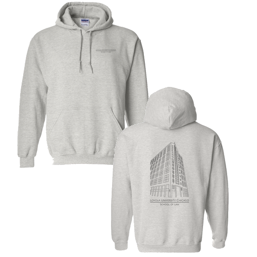 Corboy Law Center Hooded Sweatshirt -- Ash