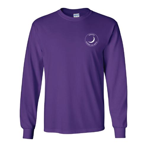 Gildan Ultra Cotton Longsleeve Basic T-Shirt -- Purple